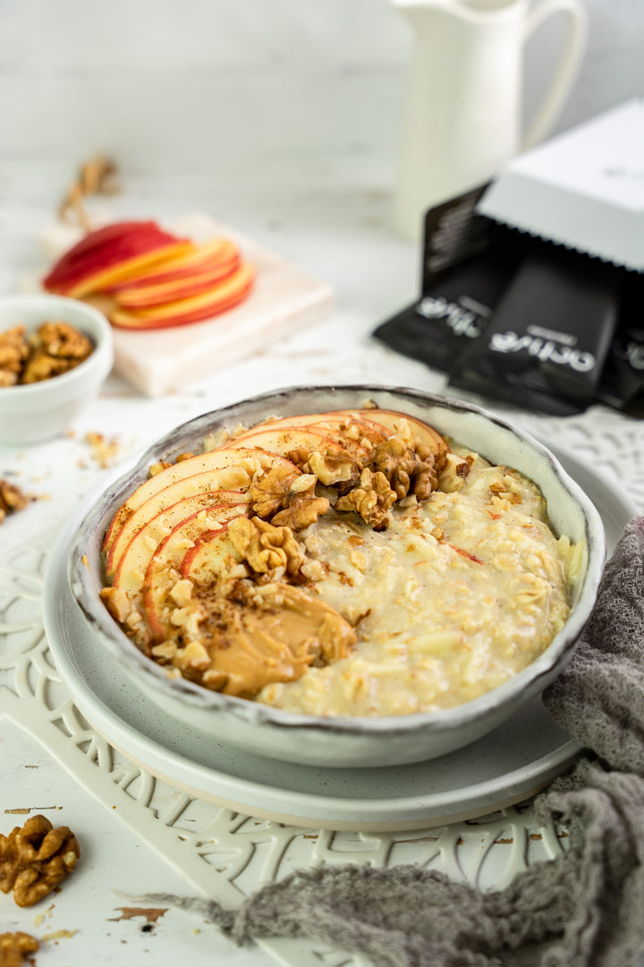 Vanilla Apple Pie Oats🔥